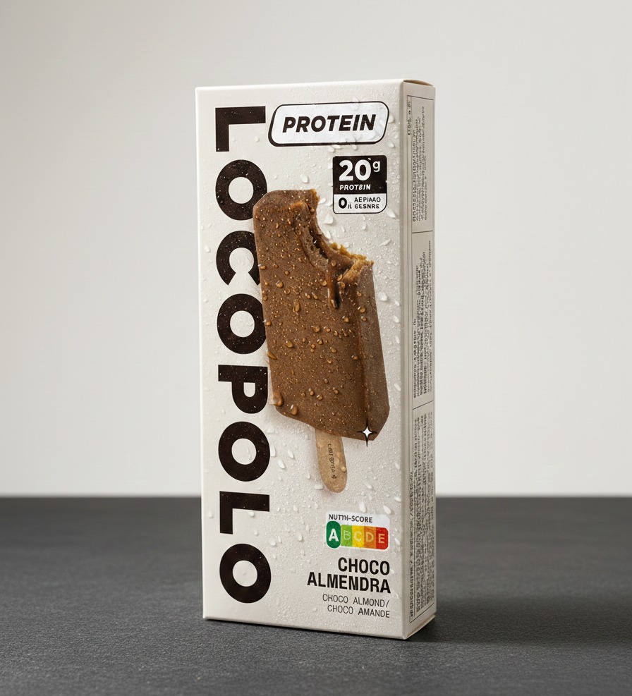Caja de Locopolo Protein Choco Almendra